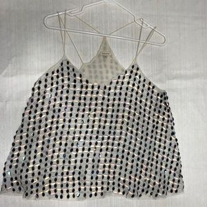 River Island Sequin  Crop Top